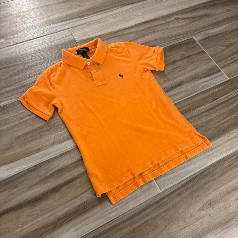 Boys Polo Ralph Lauren Orange Shirt Sz 8